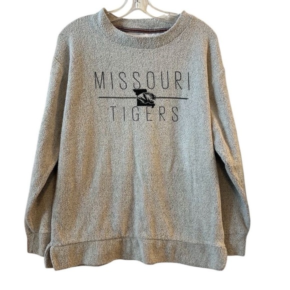 Pressbox Missouri Tigers Graphic Sweatshirt  M Gray Pullover - Picture 1 of 8